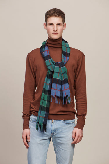 Joshua Ellis - Modern Tartan & Plaid Cashmere Scarf Ancient Lesley